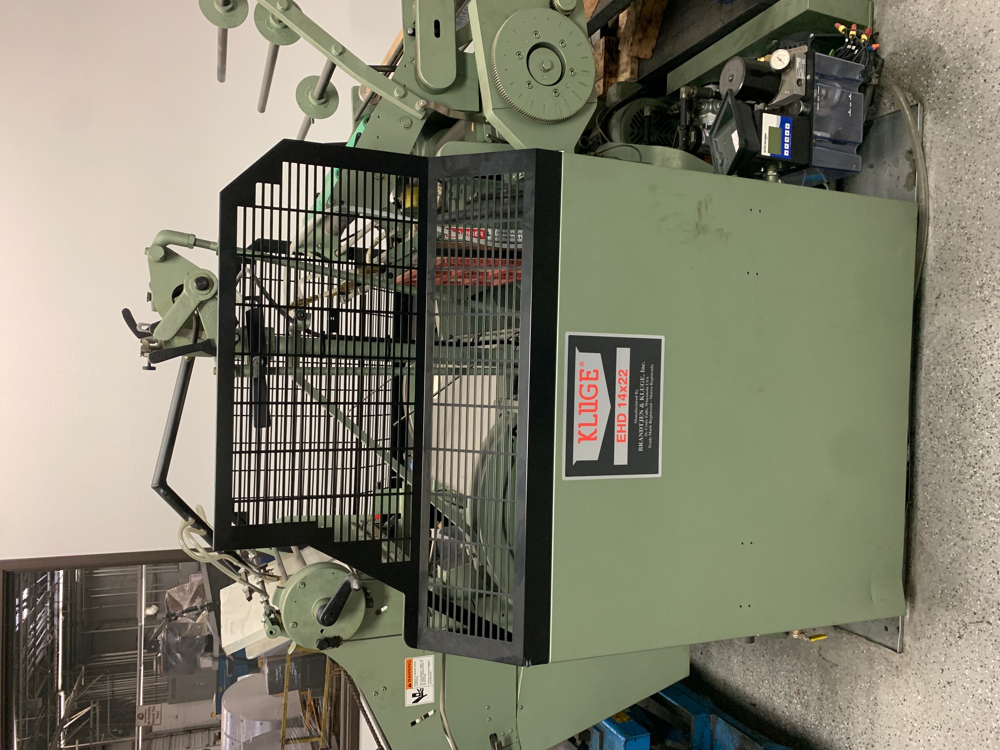 Kluge EHD with Adjustable Impression and Refurbished in 2015 for sale Kluge EHD with Adjustable Impression and Refurbished in 2015 for sale